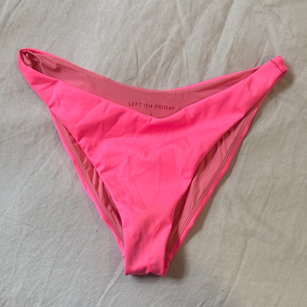 Left On Friday Dip Bottom in Zinc Pink Large